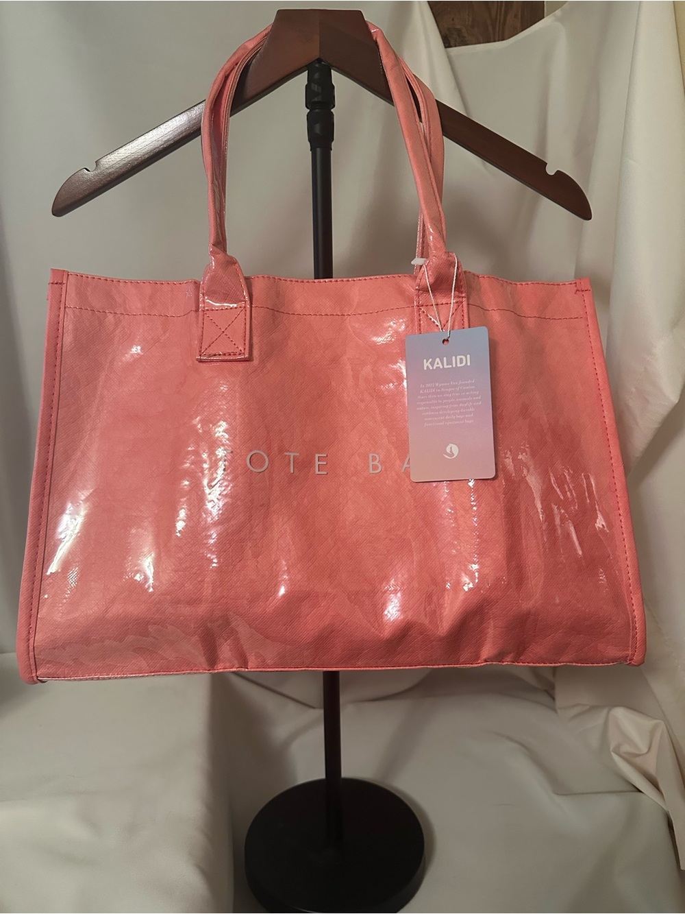Kalidi Coral Pink Tote Bag